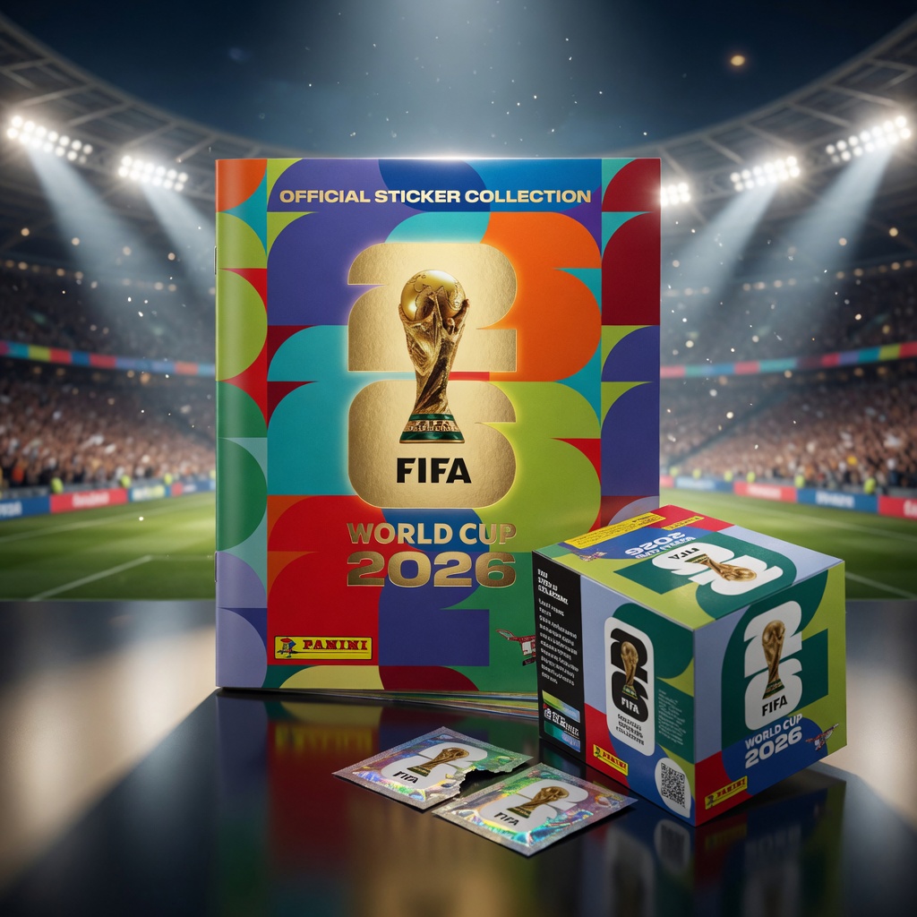 Combo álbum más caja de sobres FIFA 2026